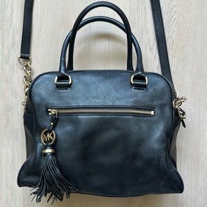 Michael Kors Black Leather Purse